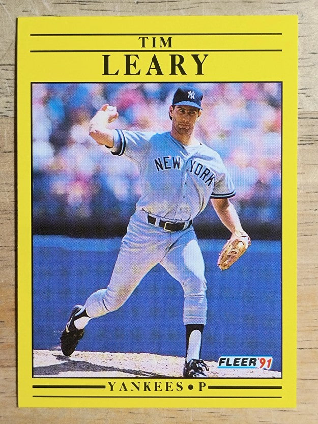 1991 Fleer #670 Tim Leary