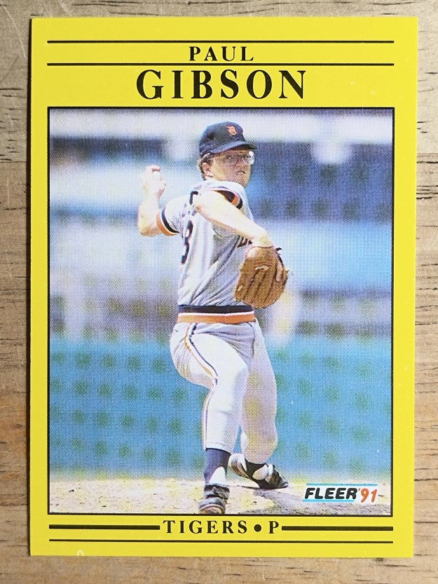 1991 Fleer #337 Paul Gibson
