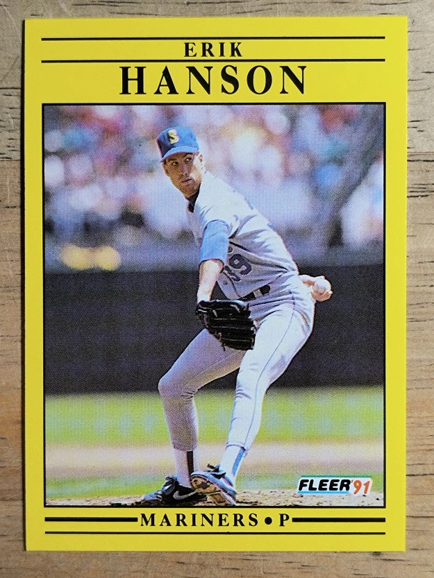 1991 Fleer #451 Erik Hanson