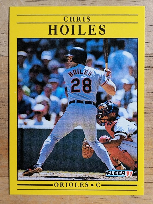 1991 Fleer #476 Chris Hoiles