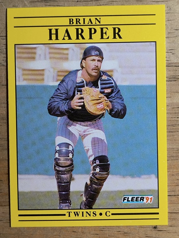 1991 Fleer #613 Brian Harper