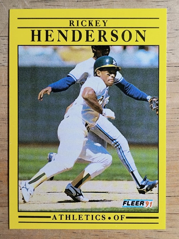 1991 Fleer #10 Rickey Henderson