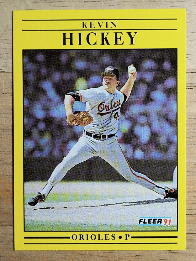 1991 Fleer #475 Kevin Hickey