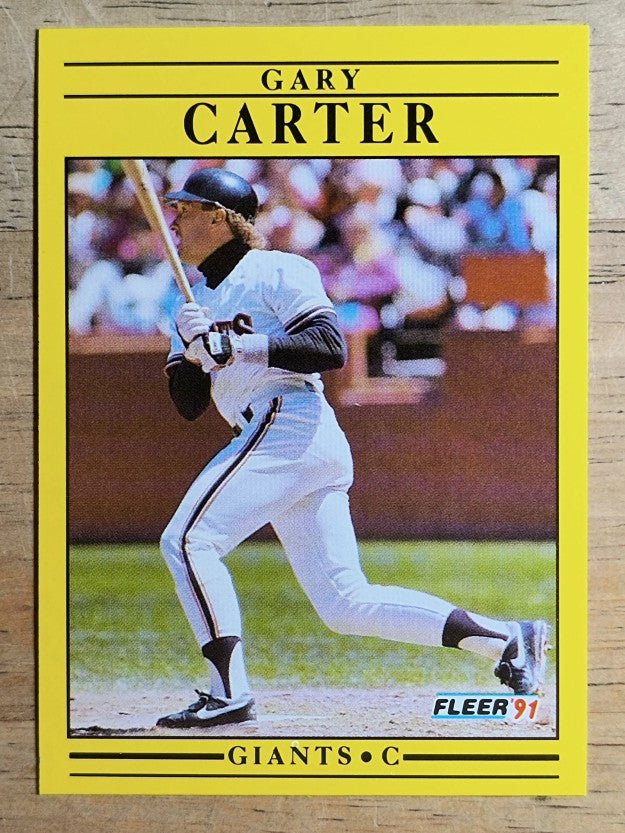 1991 Fleer #258 Gary Carter