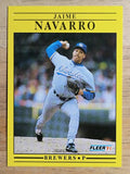 1991 Fleer #592 Jaime Navarro