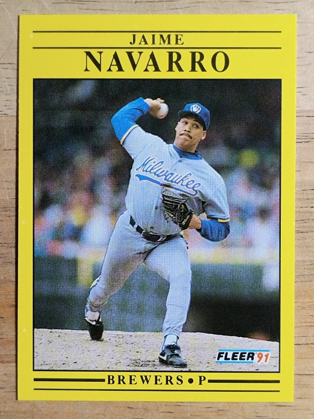 1991 Fleer #592 Jaime Navarro