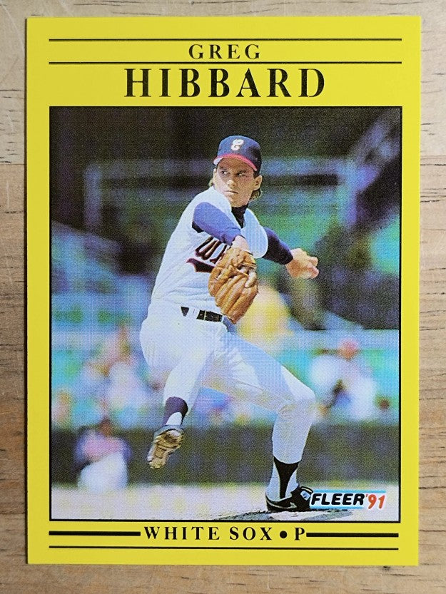 1991 Fleer #122 Greg Hibbard