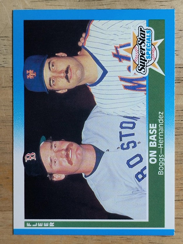 1987 Fleer #637 Wade Boggs/Keith Hernandez