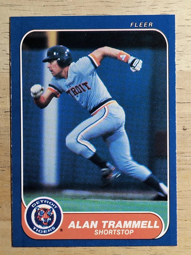 1986 Fleer #241 Alan Trammell