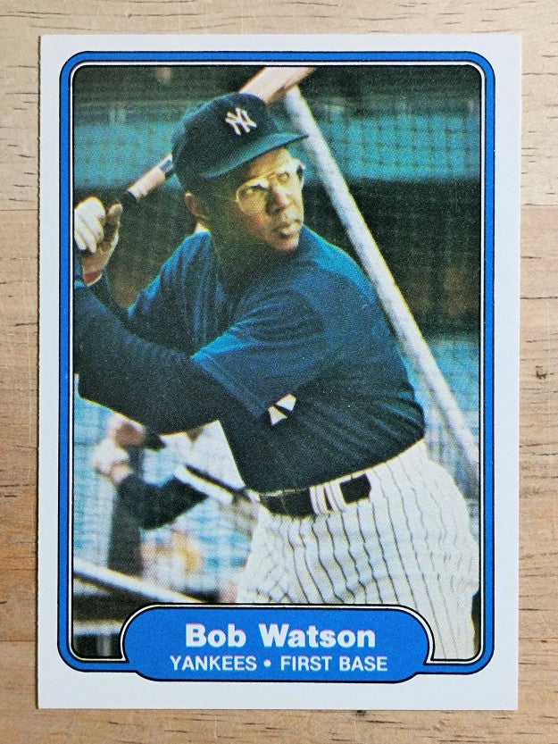1982 Fleer #54 Bob Watson