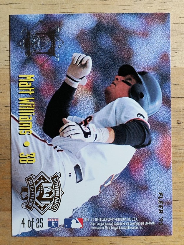 1995 Fleer All-Stars #4 Wade Boggs/Matt Williams