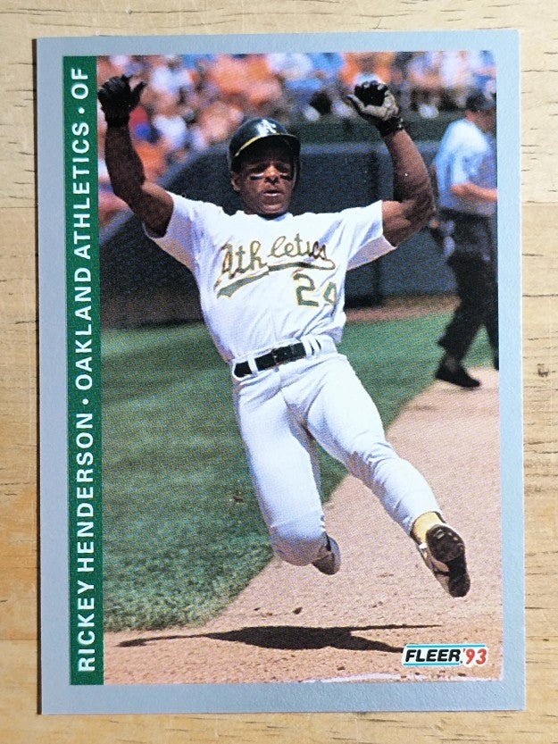 1993 Fleer #294 Rickey Henderson