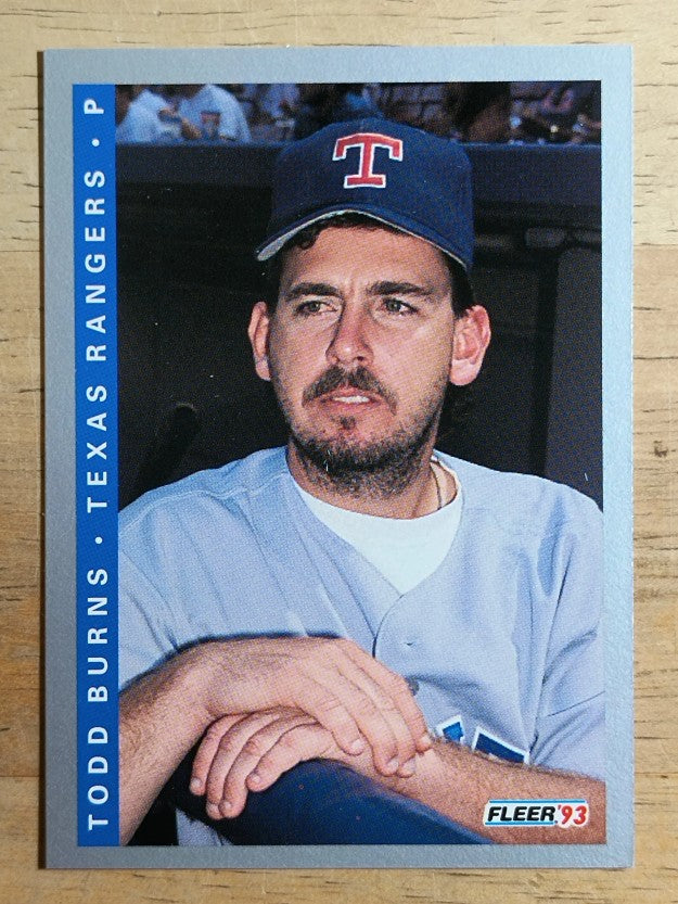 1993 Fleer #318 Todd Burns