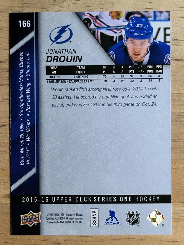 2015-16 Upper Deck #166 Jonathan Drouin