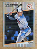 1989 Fleer #617 Cal Ripken