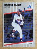 1989 Fleer #491 Harold Baines