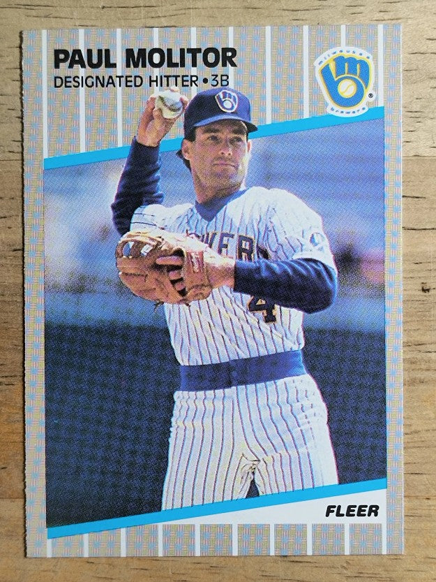 1989 Fleer #193 Paul Molitor