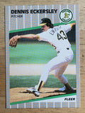 1989 Fleer #7 Dennis Eckersley