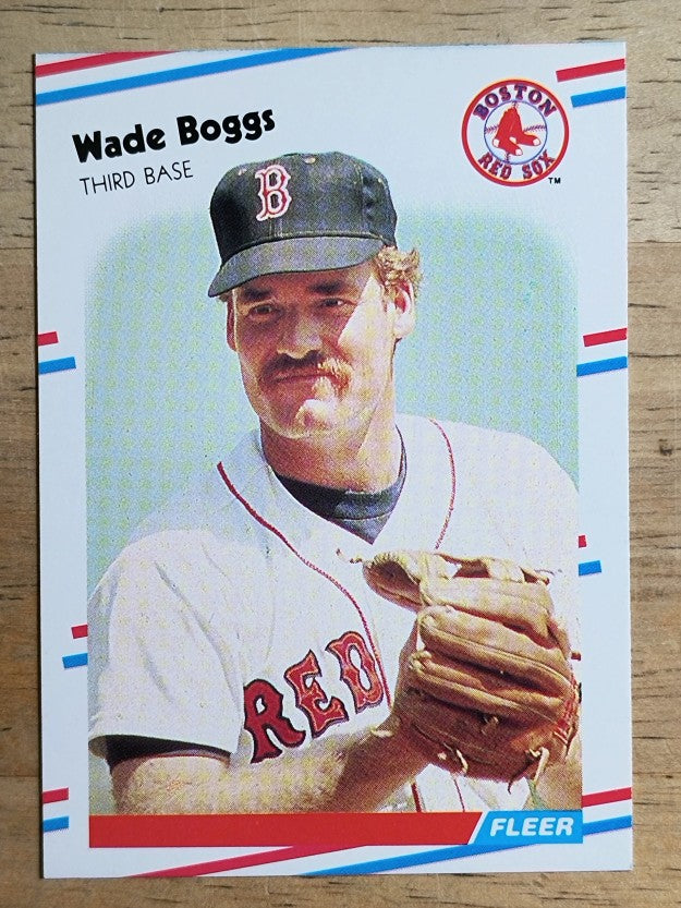 1988 Fleer #345 Wade Boggs