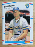 1988 Fleer #169 Paul Molitor