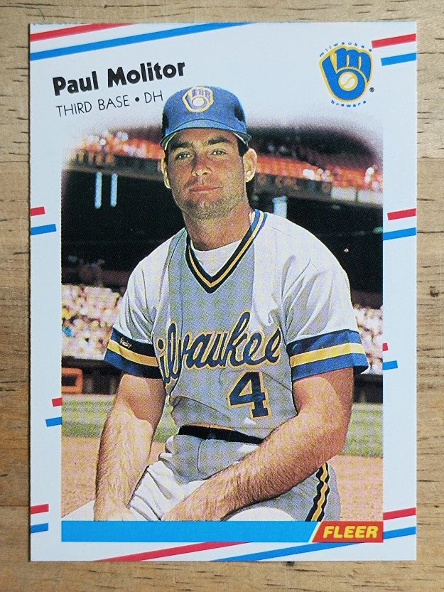 1988 Fleer #169 Paul Molitor