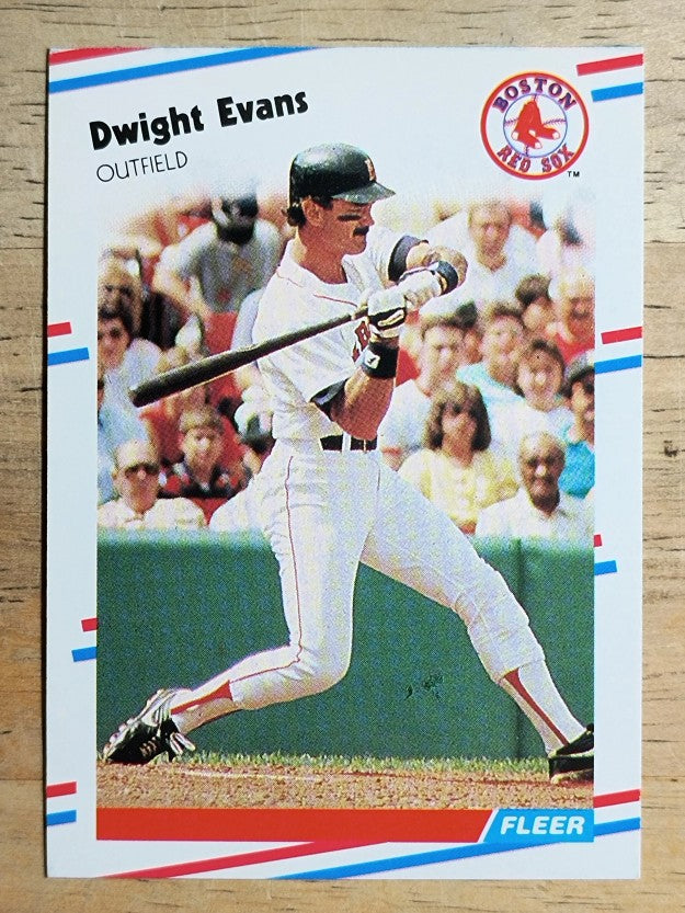 1988 Fleer #351 Dwight Evans