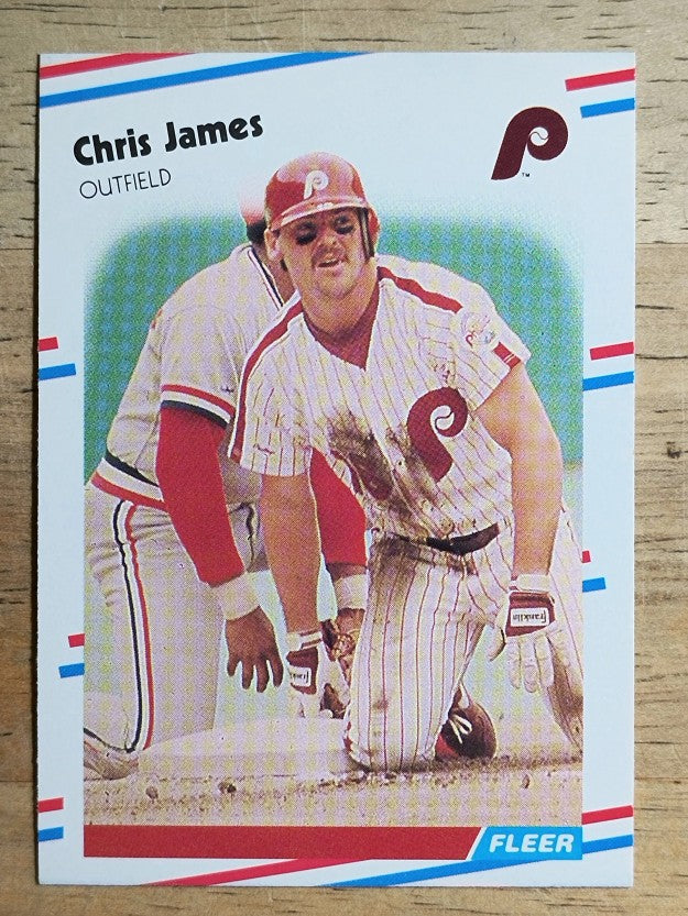 1988 Fleer #307 Chris James