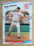 1988 Fleer #349 Roger Clemens