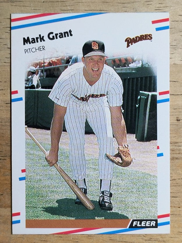 1988 Fleer #584 Mark Grant