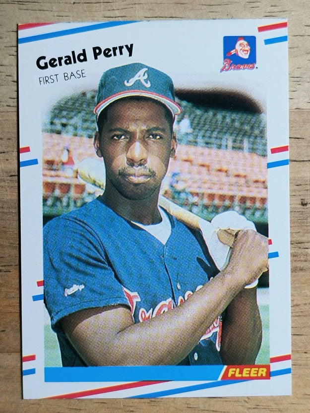 1988 Fleer #547 Gerald Perry
