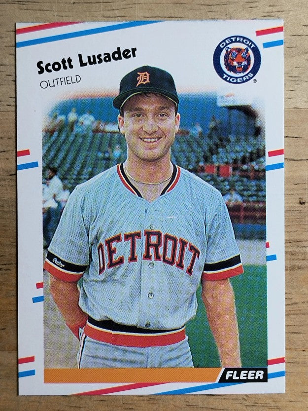 1988 Fleer #62 Scott Lusader