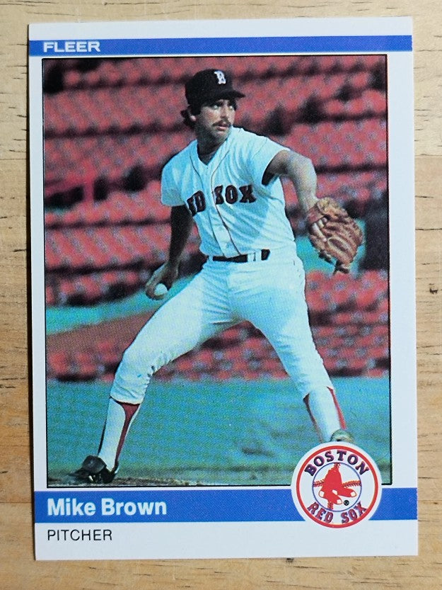 1984 Fleer #394 Mike G. Brown