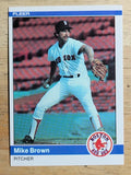 1984 Fleer #394 Mike G. Brown