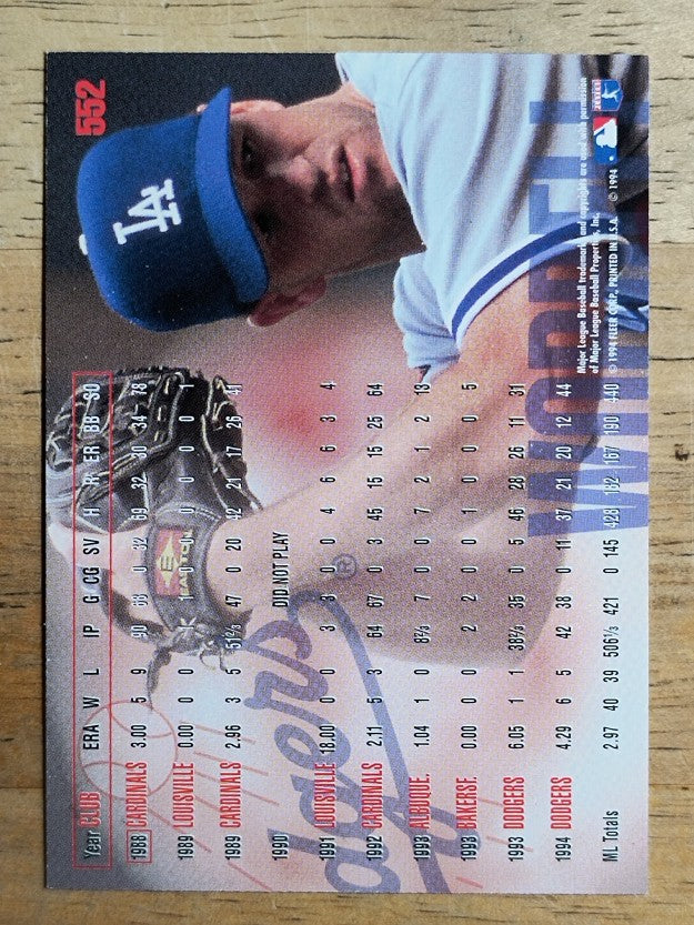 1995 Fleer #552 Todd Worrell