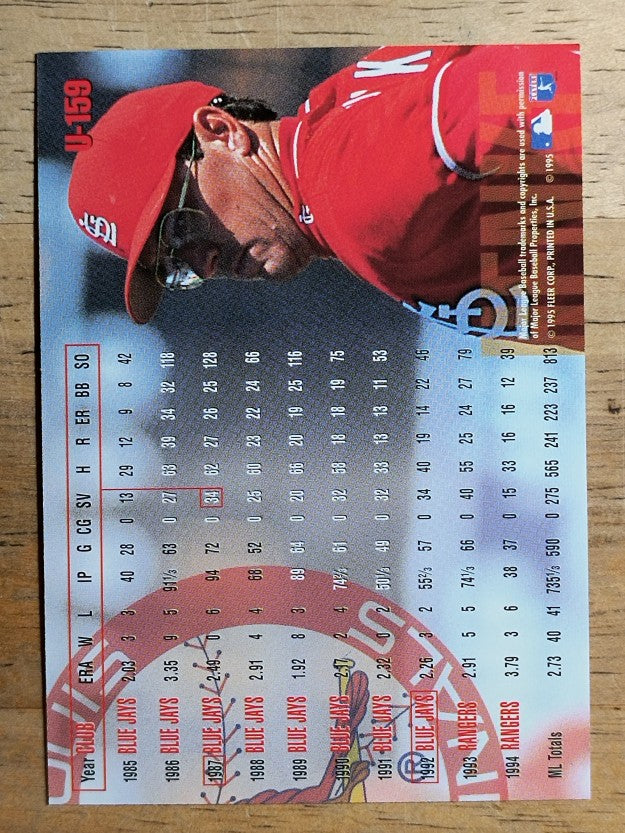 1995 Fleer Update #159 Tom Henke