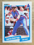 1990 Fleer #345 Andres Galarraga