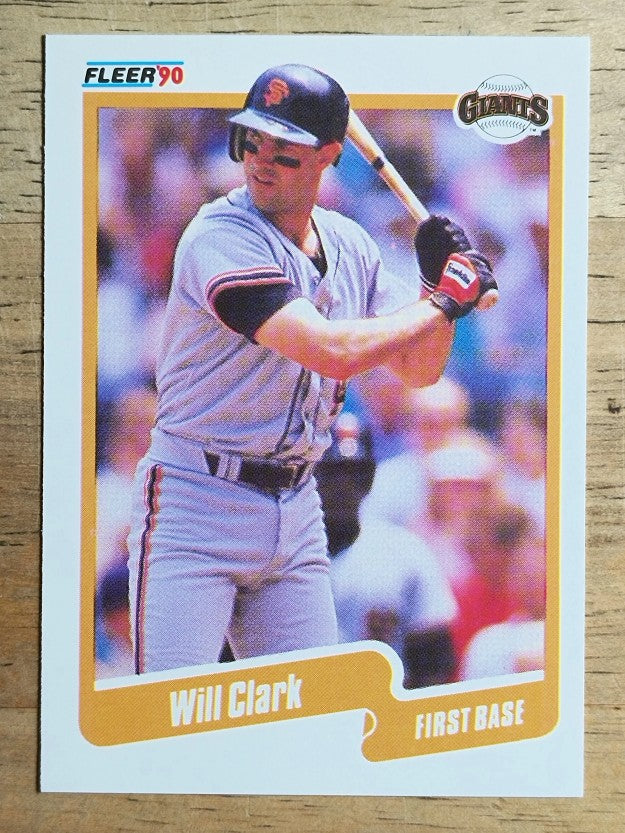 1990 Fleer #54 Will Clark