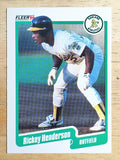 1990 Fleer #10 Rickey Henderson