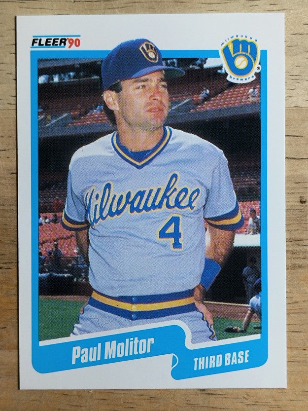 1990 Fleer #330 Paul Molitor