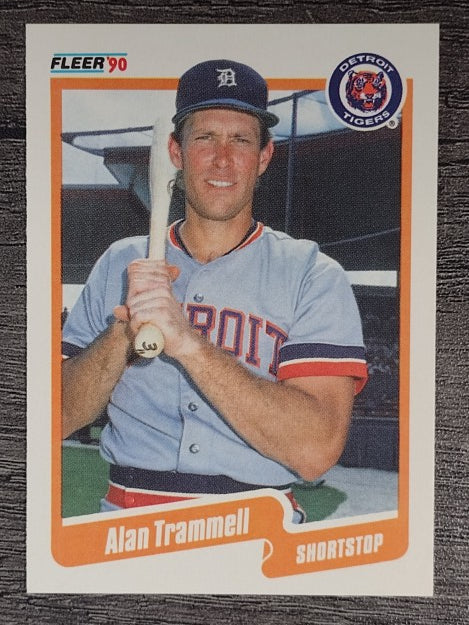 1990 Fleer #617 Alan Trammell