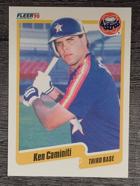 1990 Fleer #225 Ken Caminiti