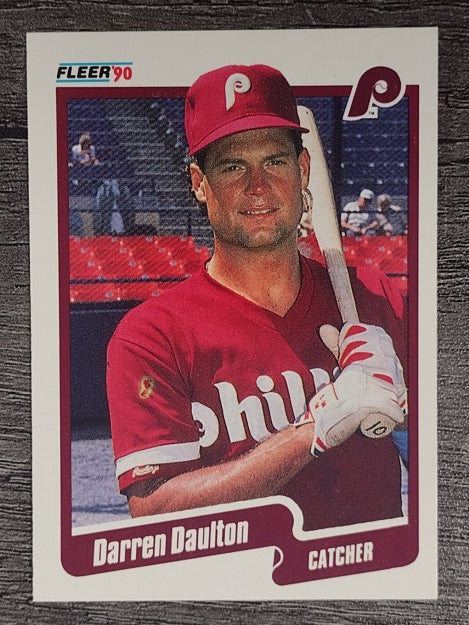 1990 Fleer #555 Darren Daulton