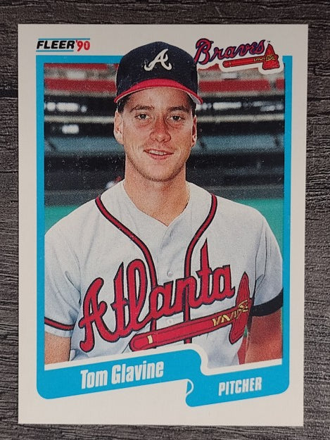 1990 Fleer #583 Tom Glavine