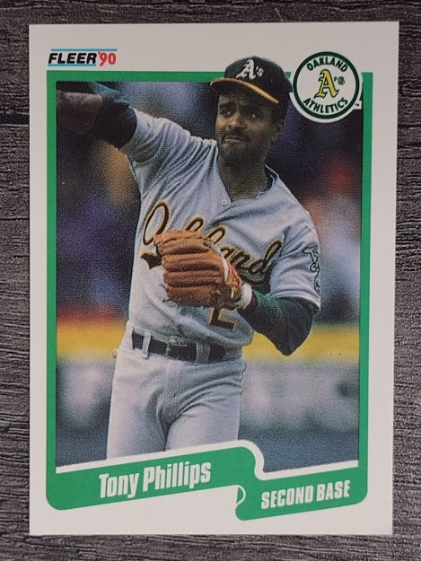1990 Fleer #19 Tony Phillips