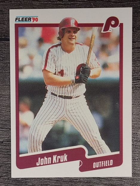 1990 Fleer #565 John Kruk