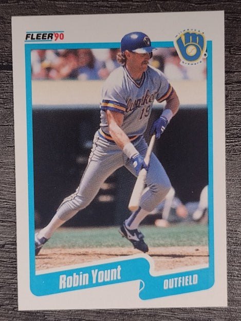 1990 Fleer #340 Robin Yount