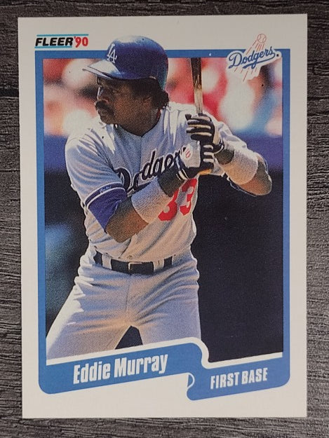 1990 Fleer #404 Eddie Murray