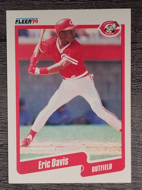 1990 Fleer #417 Eric Davis