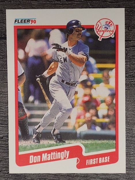 1990 Fleer #447 Don Mattingly