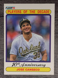 1990 Fleer #629 Jose Canseco '88